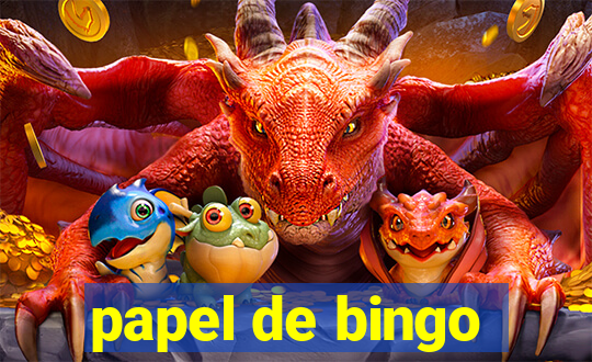 papel de bingo